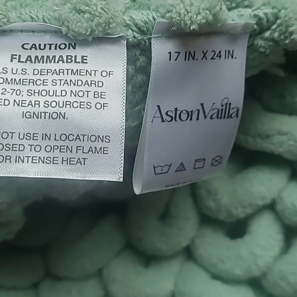 Aston & Vailla Chenille Bath Mat Set